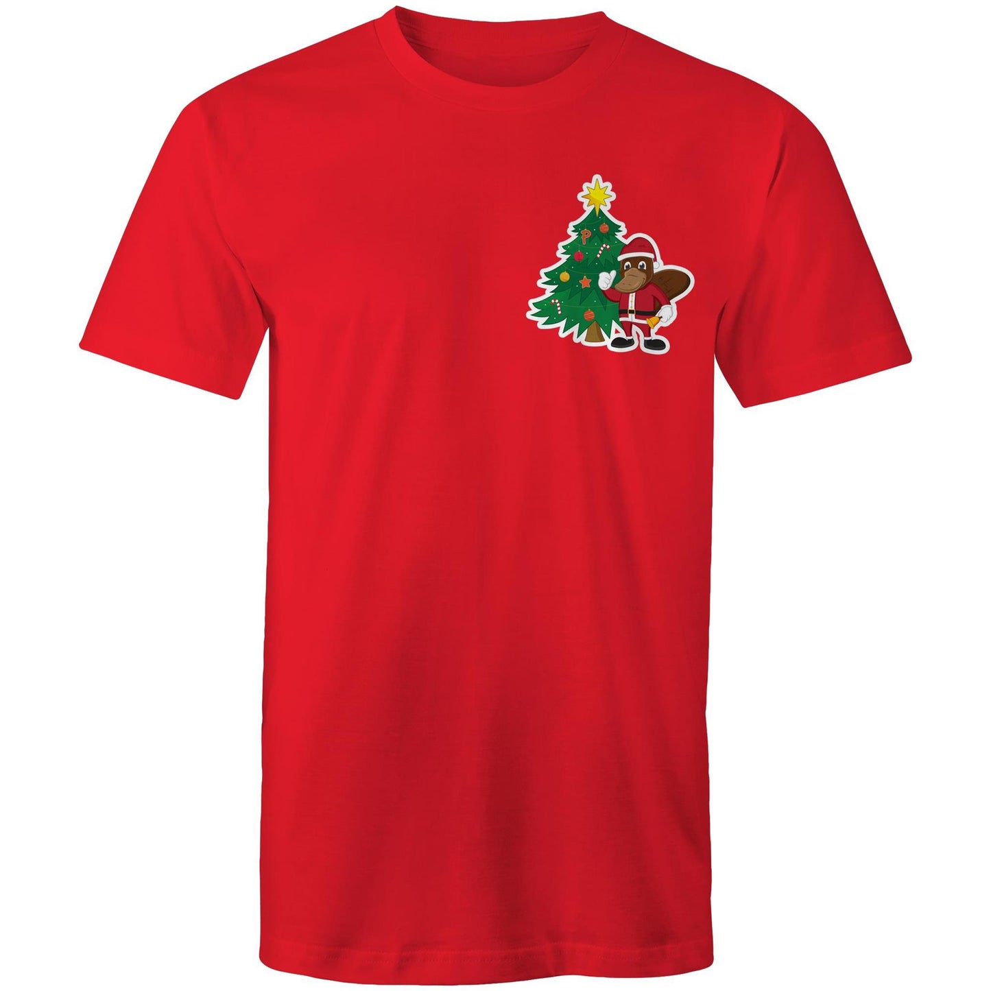 Platypus Christmas Tee - Community Collab with Platypus Ward - Men's - The Shed Threads