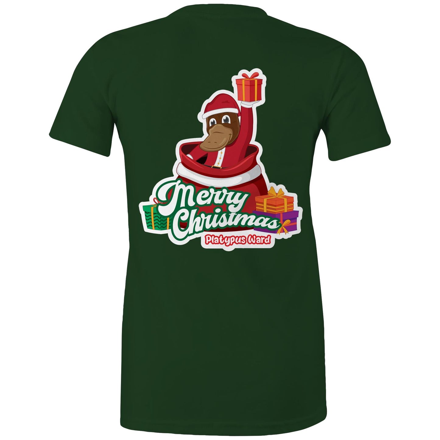 Platypus Christmas Tee - Community Collab with Platypus Ward - Women's - The Shed Threads