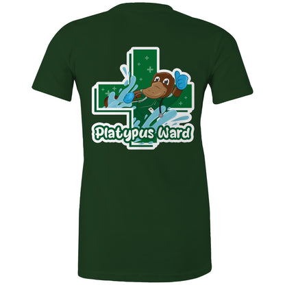 Presley the Platypus Tee - Community Collab with Platypus Ward - Women's - The Shed Threads