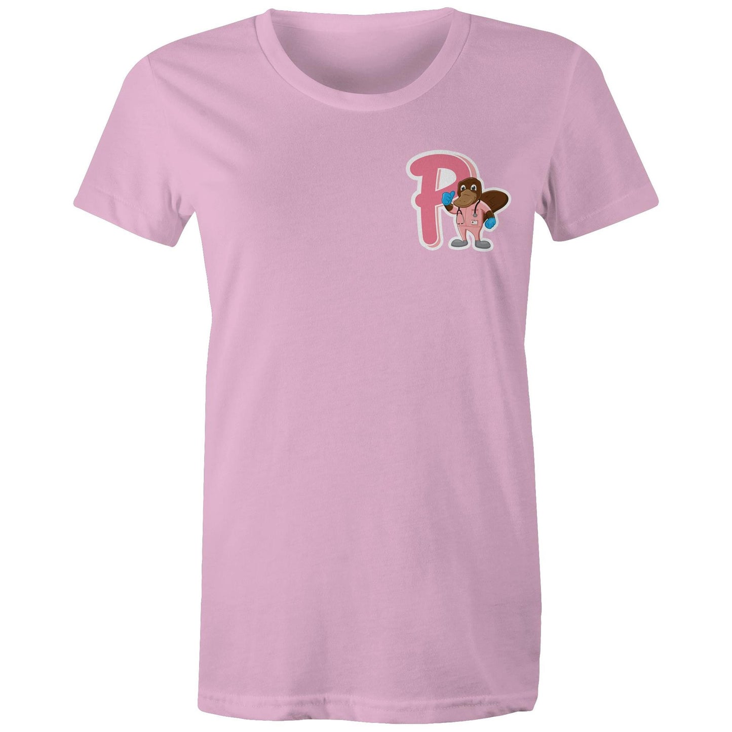 Presley the Platypus Tee - Community Collab with Platypus Ward - Women's - The Shed Threads