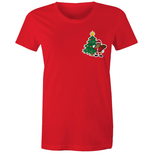 Platypus Christmas Tee - Community Collab with Platypus Ward - Women's - The Shed Threads