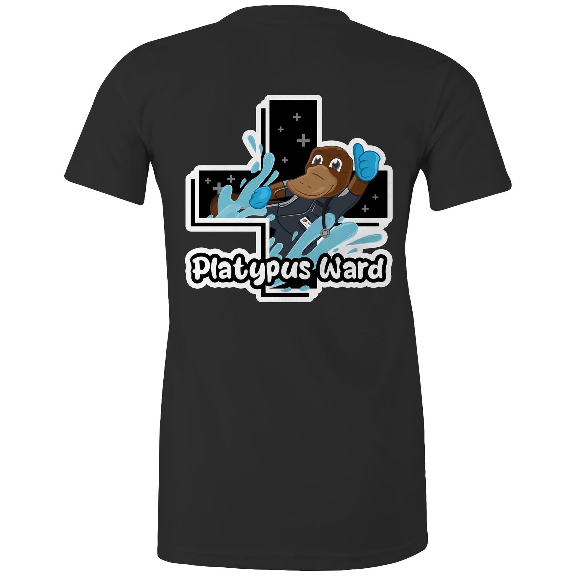 Presley the Platypus Tee - Community Collab with Platypus Ward - Women's - The Shed Threads